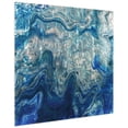 thumbnail image 3 of Direct Indigo Minerals I Reverse Printed Tempered Glass with Silver Leaf 38 in x 38 in Painting Art Prints, by Empire Art, 3 of 10
