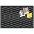 thumbnail image 2 of PinPix 36x24 Custom Cork Bulletin Board Quatrefoil Black Poster Board Has a Fabric Style Canvas Finish, Framed in Quatrefoil Black, by ArtToFrames (PinPix-116), 2 of 6