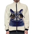 thumbnail image 5 of Nueva chaqueta de gato Animel 3D para hombre y mujer, estilo Harajuku Hip Hop, sudaderas con capucha de nuevo estilo, sudadera informal con cuello alto y cremallera, ropa para hombre, 5 of 5