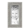 thumbnail image 2 of ArtToFrames 4" x 9" Classic Antique Silver Picture Frame, 4x9 inch Silver Wood Poster Frame (WOM-4926),  Pack, 2 of 7