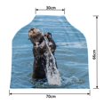 thumbnail image 2 of PKQWTM A wild young California Sea Nursing Cover Baby Breastfeeding Infant Feeding Cover Baby Car Seat Cover, 2 of 2