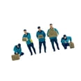 thumbnail image 5 of Figuras de hombres en miniatura CUTICAT 1/64 resina decoración de escritorio, 5 of 5