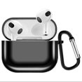 thumbnail image 1 of for AirPods 3rd Gen Case with Keychain, Plating TPU Stylish Portable Durable Lightweight Holder Water/Scratch Resistant Soft Protective Cover for Apple AirPods 3rd Generation 2021, Green, 1 of 4