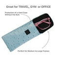 thumbnail image 2 of 4 Pack Eyeglass Case Top Closure, Slip In Eyeglass Case Soft Faux Leather For Large Glasses, Women Men, 2 of 10