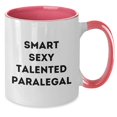 thumbnail image 2 of Amangny Smart Sexy Talented Paralegal Gifts from Friends to Paralegal, Funny Two Tone Coffee Mug for Christmas, Paralegal Motivation, Paralegal Encyclopedia, Paralegal Inspiration, Paralegal Study, 2 of 5
