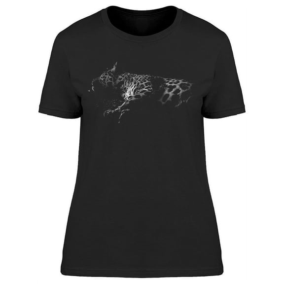Leopard Lying In The Ground T-Shirt Women -Image by Shutterstock, Female XX-Large