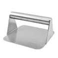 thumbnail image 1 of DPTALR Stainless Steel Burger Press, Burger Press With Handle For Flat Top Grill Cooking, Grill Accessories For Steak Making, Prevent Rust And Easy To Clean, 1 of 2