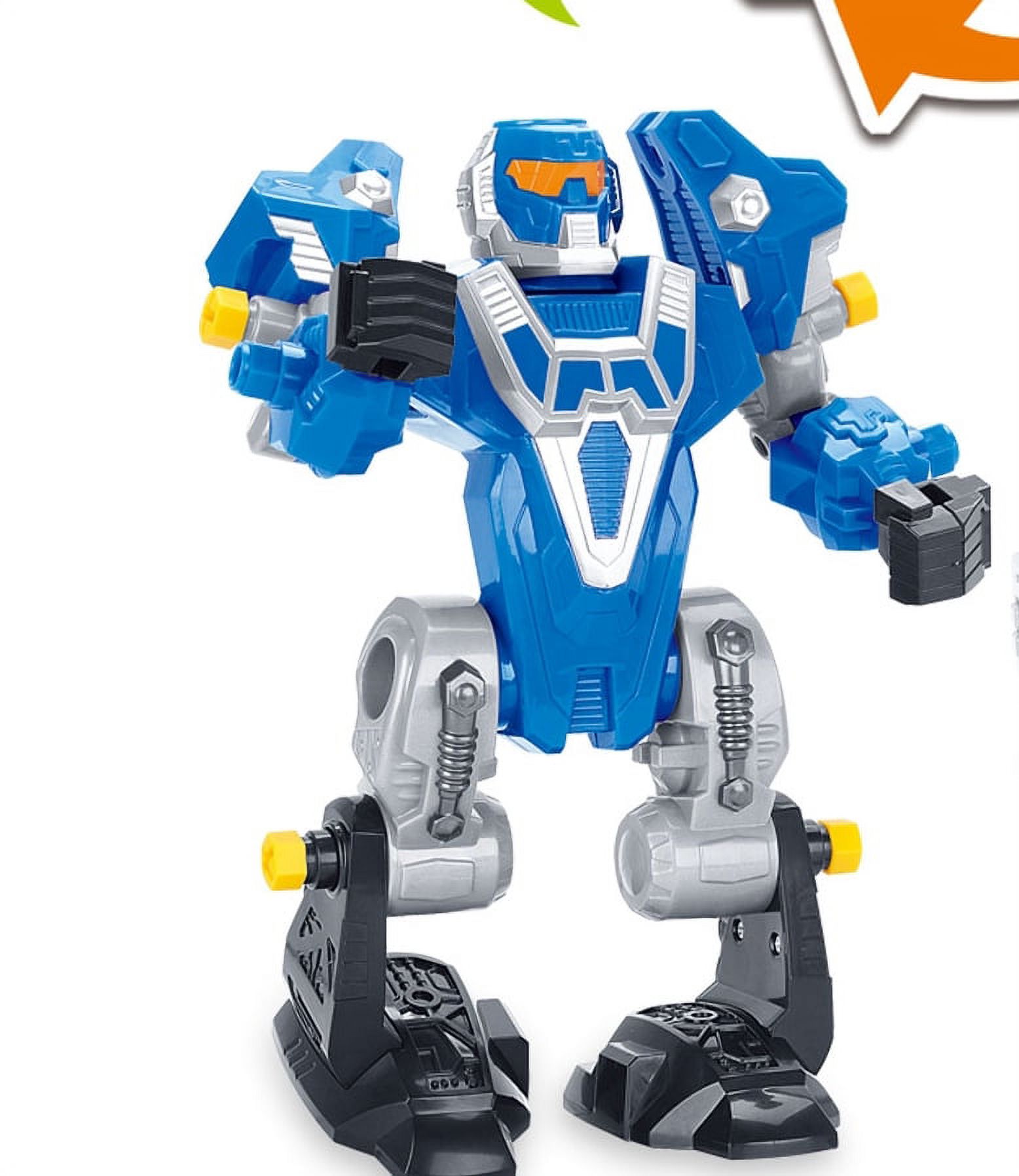 PlayWorld Robotic Revolution 3-in-1 Take-A-Part Robot Toy Playset - Blue