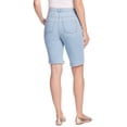 thumbnail image 3 of Woman Within Women's Plus Size Stretch Jean Bermuda Short Short, 3 of 4