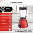 thumbnail image 3 of Bogner Licuadora Para Moler Hielo 1000W / 1.35 CF BSB05R, 3 of 9