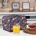 thumbnail image 5 of Toaster Covers 2 Slice, Wine Print No.J938 Waterproof Bread Machine Cover Fits for Standard 2 Slice Toasters, Home Decor Toaster Protection with Hanging Rope, 5 of 7