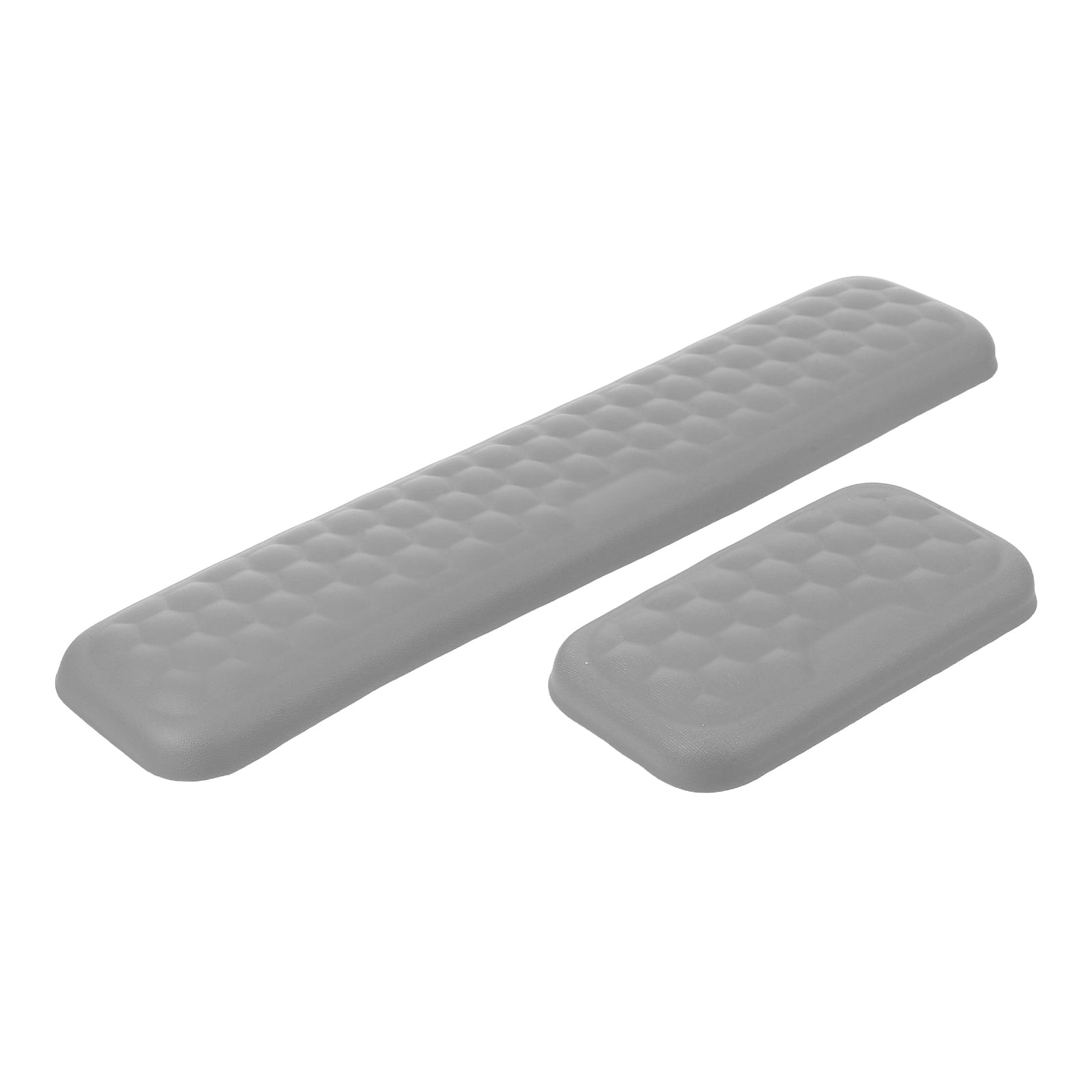 ETHZZLE 1Set Ergonomic Keyboard Wrist Rest and Mouse Pad Grey Comfortable Support for Home