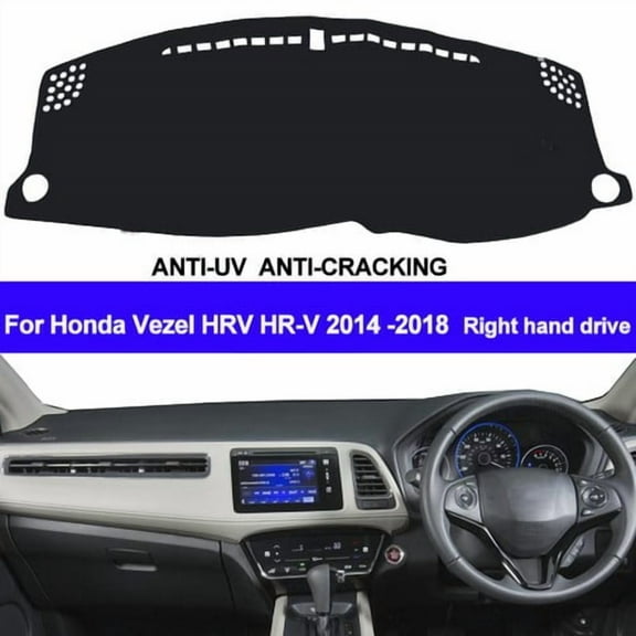 Right Dash Mat Dashboard Cover For Honda Vezel HRV HR-V 2014 2015 2016 2017 2018