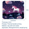 thumbnail image 5 of Unicorn Mousepad 8.3x9.8 Inch Square Non-Slip Rubber Bottom Printed Desk Mat - Suitable for Office and Gaming, 5 of 6