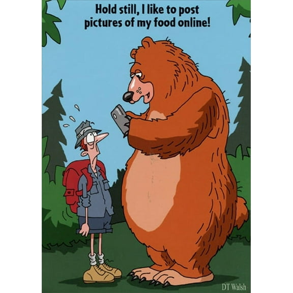 Oatmeal Studios Post Pictures of Food Funny Birthday Card