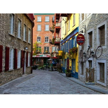 The Streets of Old Quebec City in Quebec, Canada Print Wall Art By Joe Restuccia (Best Bars In Quebec City)