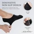 thumbnail image 3 of Men's No Show Socks - Non Slip & Low Cut Under Ankle Invisible Socks - For Casual & Formal Wear - Soft & Stretchable, 3 of 5
