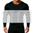 thumbnail image 3 of Hvogkswy Compression Shirt Men, Crew Neck Dry Workout Base Layer Undershirt Thin Stretchy Slim Comfy Long Sleeve Tops, 3 of 8