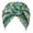 Light Green, variant on Turban Cap Twisted Retro Print Stretchy Comfortable Super Soft Hide Hair Breathable Bohemia Pre-Tied Bonnet Wom