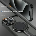 thumbnail image 3 of Spotyy New IPhone 15 Pro Max Case, Titanium Alloy Bone Feel Stand Phone Case Supports Wireless Charging., 3 of 4