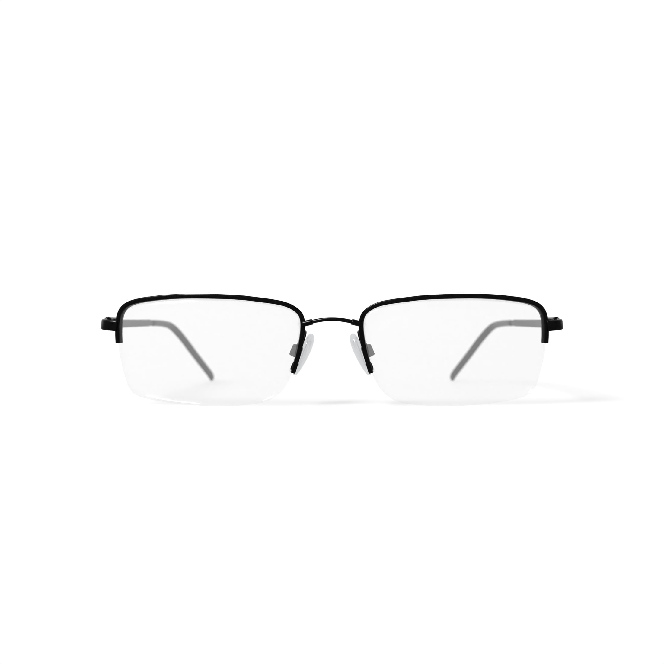 TiFlex Men's T1506 Square Square Prescription Eyeglasses with Case
