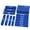 Blue, variant on 15pcs Woodworking Precision Aluminum Alloy Setup Bars Positioning Blocks Height Gauge Right Angle Tools for Router Table Saw Accessories