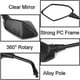 thumbnail image 4 of Par de Espejos Retrovisores para Moto Espejo Retrovisor Universal para Scooter Moto Bicicleta Bicicleta Rosca Perno 10 mm JM JM, 4 of 5