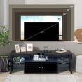 thumbnail image 1 of Segmart Television Stands for 65 inch TV, TV Stand with 12 Colors LED, Media Storage Console Cabinet with Storage Cabinet nd Open Shelves for Small Space, Bedroom, S9817, 1 of 9