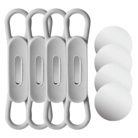 4Pcs Magnetic Pen Holder Silicones Pen Holder for Desk, Refrigerator, Whiteboard