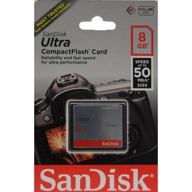 SanDisk 8GB Ultra CompactFlash Card