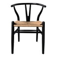 thumbnail image 1 of MOE'S Home VENTANA DINING CHAIR BLACK AND NATURAL-M2, 1 of 5