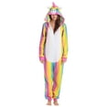 thumbnail image 2 of Just Love Comfortable and Cute Adult Animal Onesie Pajamas - Perfect for Lounging and Sleepwear (Unicorn Rainbow Womens, XX-Large), 2 of 5