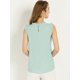 thumbnail image 5 of Blusa Elegante Sin Mangas Vintage Allegra K Cian XL, 5 of 6