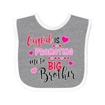 Inktastic Cupid is Promoting Me to Big Brother Boys Baby Bib