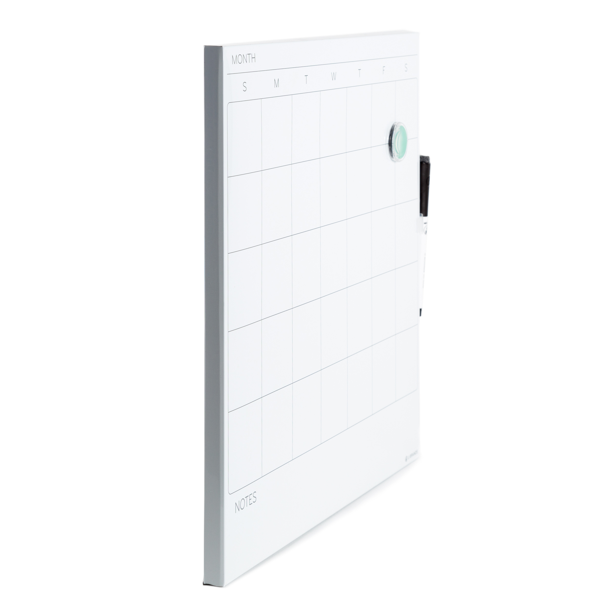 U Brands 14x14 Magnetic Dry Erase Calendar Board photo 3