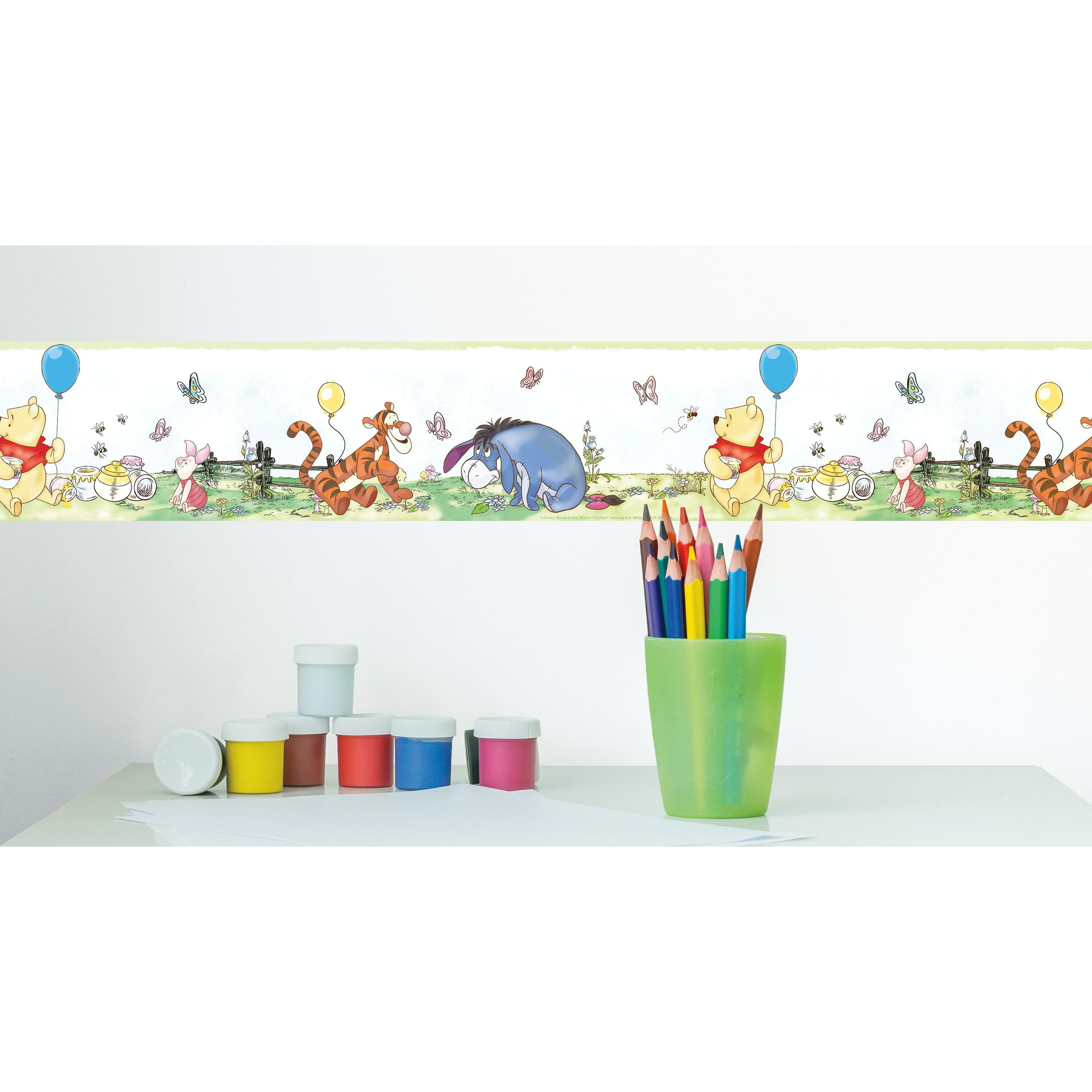RoomMates Disney Winnie The Pooh Toddler Peel and Stick Wallpaper Border