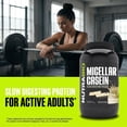 thumbnail image 4 of NutraBio Micellar Casein Protein Powder- Casein Protein Powder- Slow Digesting - Muscle Growth - Essential Amino Acids - Non-GMO - Gluten & Soy Free- 2 lbs Vanilla, 4 of 9