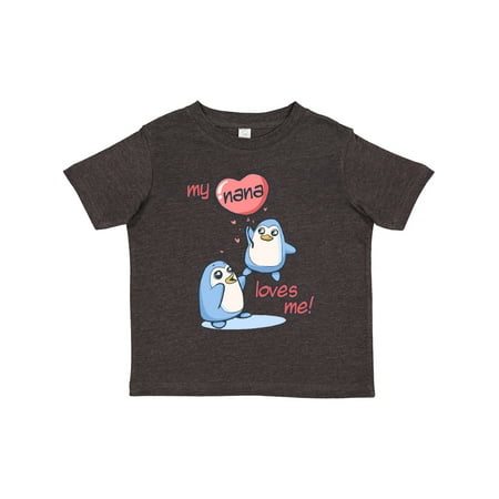 

Inktastic My Nana Loves Me Gift Toddler Boy or Toddler Girl T-Shirt