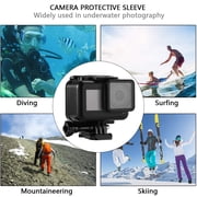 Touch Screen Waterproof Digital Action Camera for DJI Osmo Action, 12MP Photos in Single Burst Time Lapse Modes, Full Time Access to USB-C Ports, Optimal Audio Capture, Precise