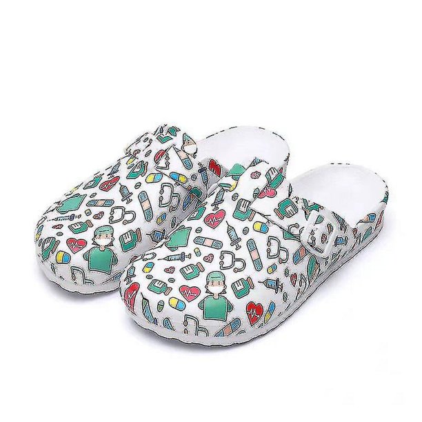 Zapatos médicos, zapatillas de enfermera para mujer, zuecos de laboratorio Eva para médico, zuecos antideslizantes para enfermera, zapatos para quirófano, zapatillas de trabajo para dentista