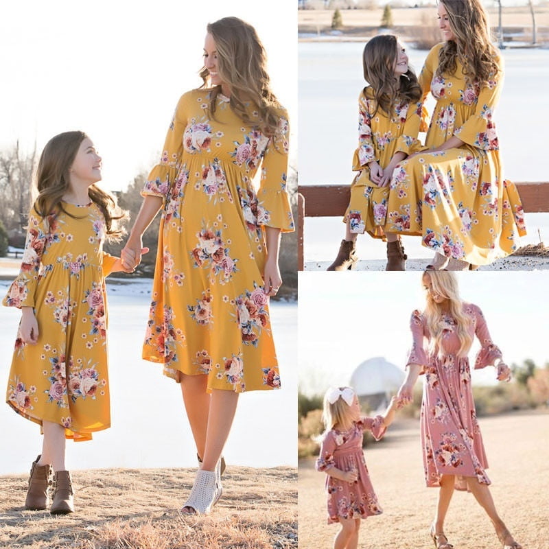mom and daughter twin outfits