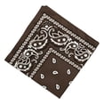 thumbnail image 4 of Bandana de algodón Zulema Paisley Bufanda para cabeza, 4 of 6