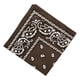 thumbnail image 4 of Bufanda de cabeza Paisley Hugo de algodón color Café, 4 of 6