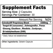 VH Nutrition ESTROVOID Estrogen Blocker for Men 1500mg - Max Strength Aromatase Inhibitor, Hormone Support with DIM, Long Jack & More - 60 Capsules