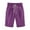 Purple, variant on Women's Casual Shorts Solid Color Fashion Bermuda Pants with Pockets Comfy Lounge Sleepwear Beach Vacation Relaxed, Red L