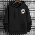 thumbnail image 3 of Big and Tall Men Hoodie Plus Size Hooded Sweatshirt Fleece Pullover 2XL H2 5KPC G08, 3 of 8
