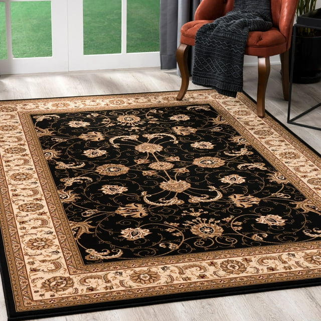 Rug Branch Majestic Vintage Persian High-Density Area Rug and Runner, Traditional - JA2117BK215CL