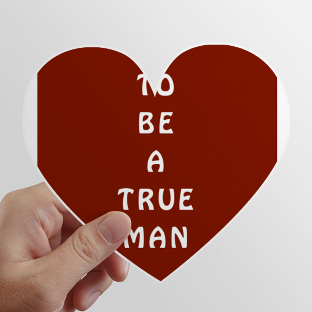 Become True Man Love Future Heart Vinyl Sticker Bicycle Bottle Decal