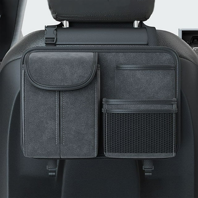 Car Rear Seat Back Storage Bag Multi Hanging Pocket Trunk Bag Organizer Auto Stowing Tidying Interior Accessories Supplies