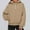 #0317-Khaki, variant on Ailaofu Womens Hoodies Quarter Half Zip Pullover Oversized Sweatshirts Half With Pockets Fall Clothes